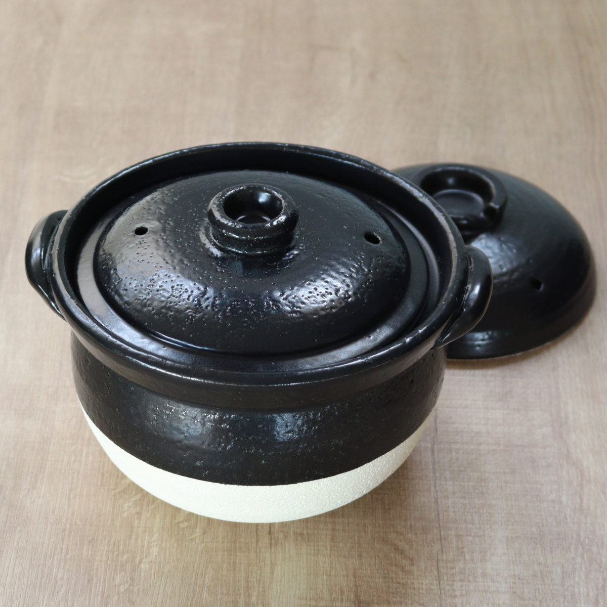 炊飯土鍋 3合 絶品ごはん鍋 中蓋付き 萬古焼 日本製 – ハウジー