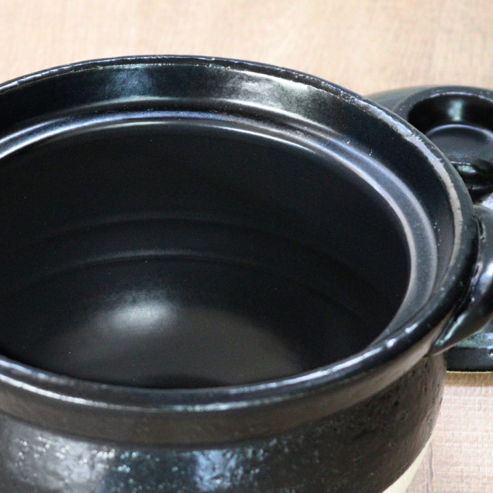 炊飯土鍋3合絶品ごはん鍋中蓋付き萬古焼日本製