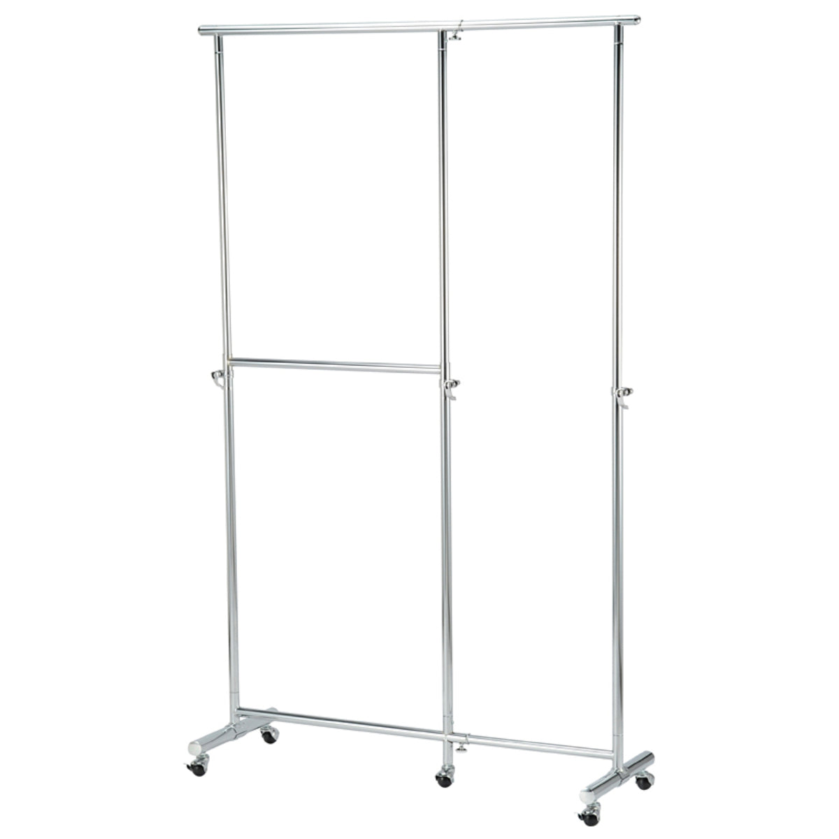 ハンガーラック 2段収納タイプ 高耐荷重 幅78～131cm – ハウジー