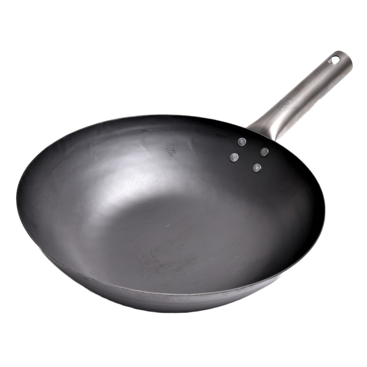 HANAKO+α 深型フライパン27㎝ チタン柄 鉄フライパン 27cm 深型 チタン柄 HANAKO+a 打出し窒化加工 日本製