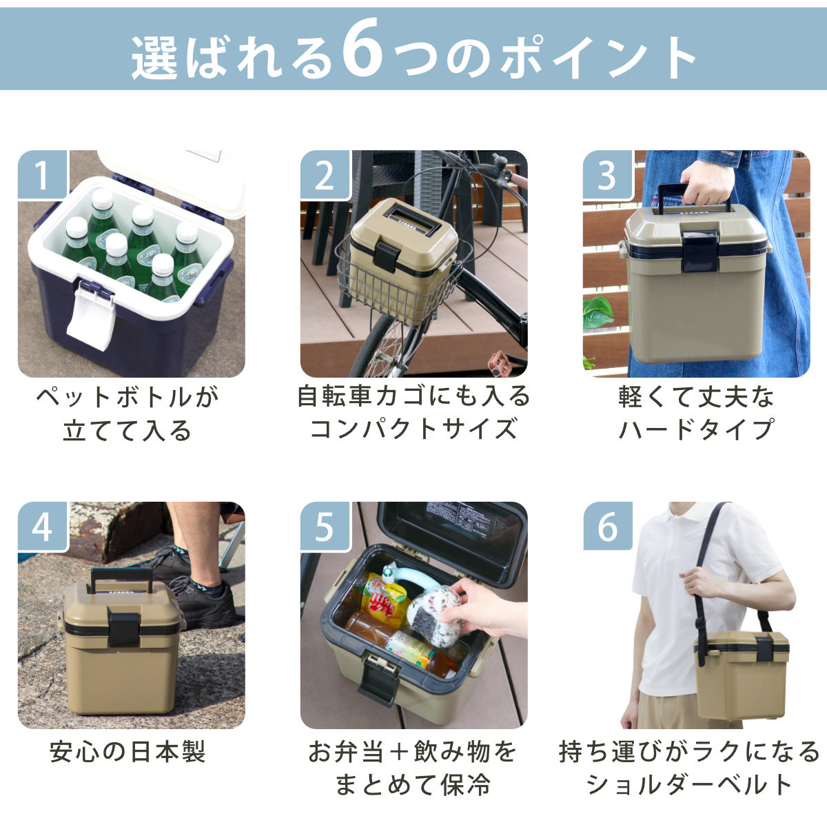 クーラーボックス 7L 小型 アイセル10 ハードタイプ – ハウジー