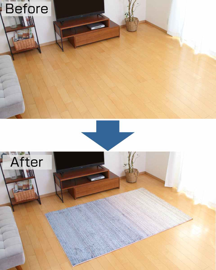 ラグスミノエオンブレー130×190cm防ダニ防炎