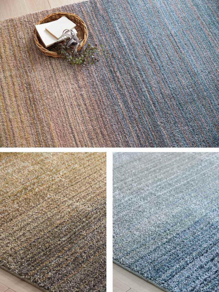 ラグスミノエオンブレー130×190cm防ダニ防炎