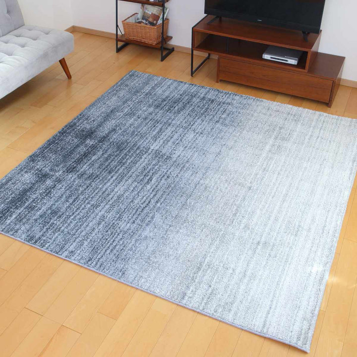 ラグスミノエオンブレー190×190cm防ダニ防炎