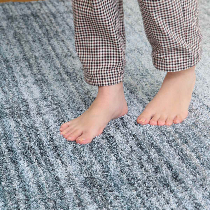 ラグスミノエオンブレー190×190cm防ダニ防炎