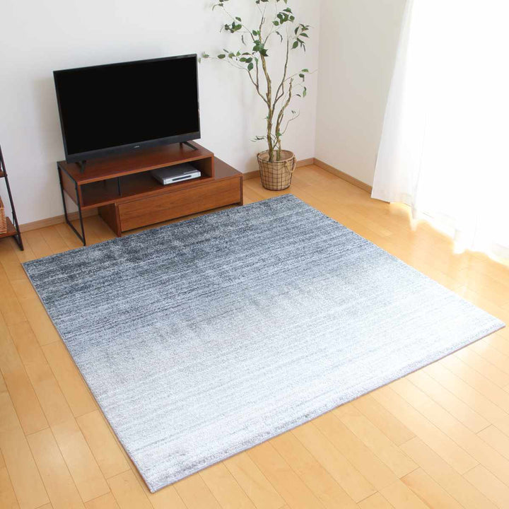 ラグスミノエオンブレー190×190cm防ダニ防炎