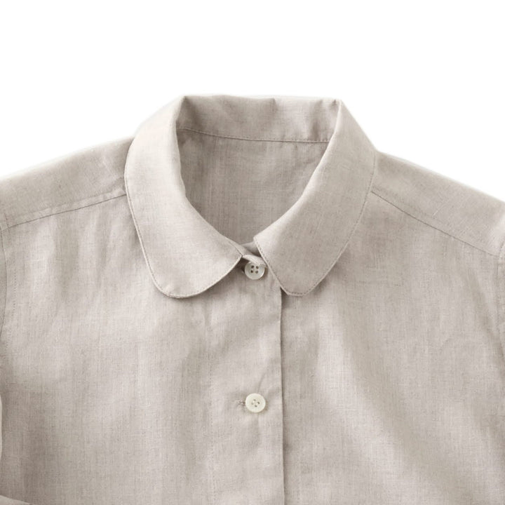 パジャマFabtheHomeLサイズレディースファインリネンone-wash麻100％リネン麻