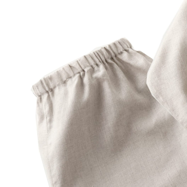 パジャマFabtheHomeLサイズレディースファインリネンone-wash麻100％リネン麻