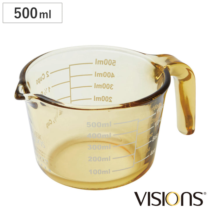 計量カップ500mlVISIONSガラス製メジャーカップ