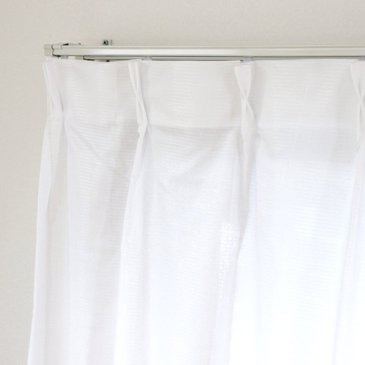 レースカーテン2枚組UVカットプライバシー幅100×丈103～238cm