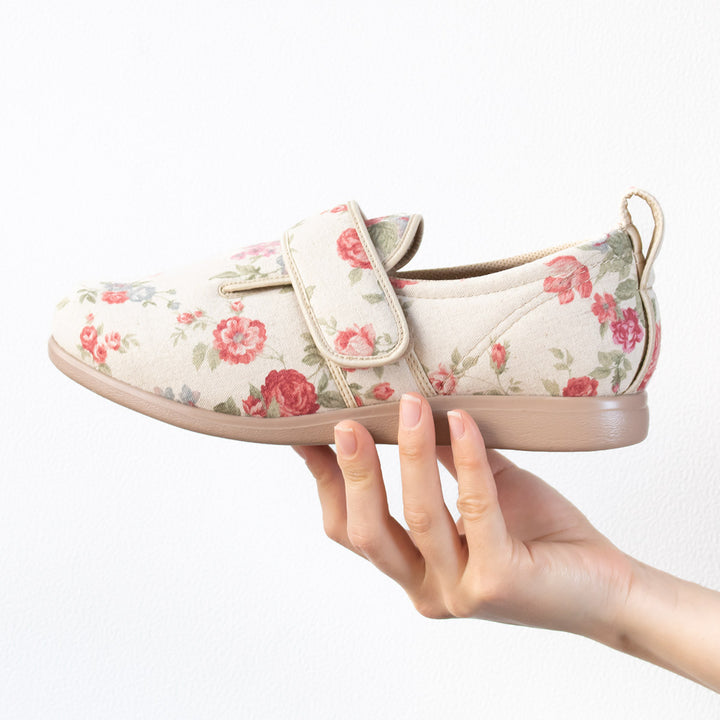 介護シューズあゆみダブルマジック2両足3EＳ～3Lローズ施設用