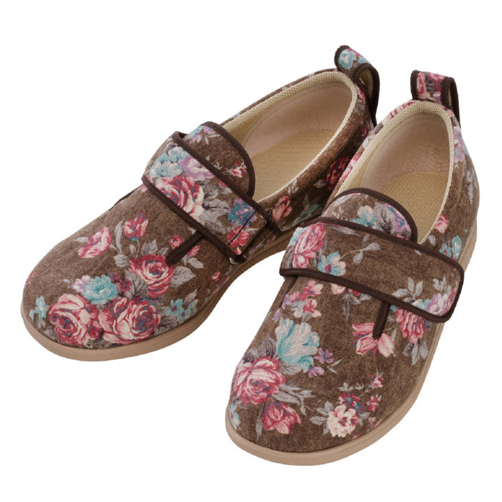 介護シューズあゆみダブルマジック2両足3EＳ～3Lローズ施設用