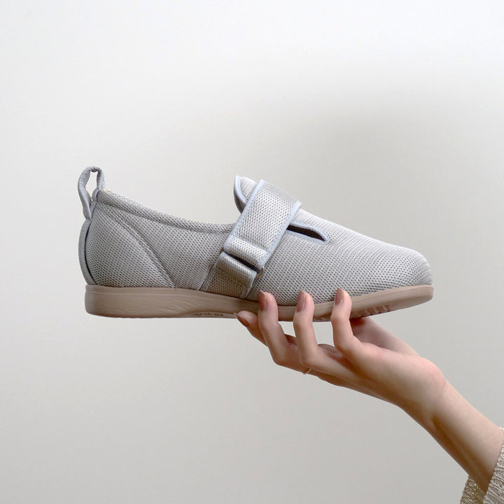 介護シューズあゆみダブルマジック2メッシュ両足3E3L～5L施設用