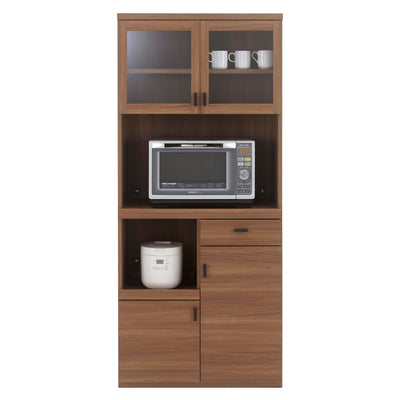 レンジボード 幅79.2cm 日本製 キッチン収納 ワイド 北欧風