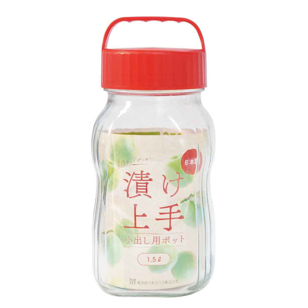 果実酒びん漬け上手1.5L小出し用ポット保存容器