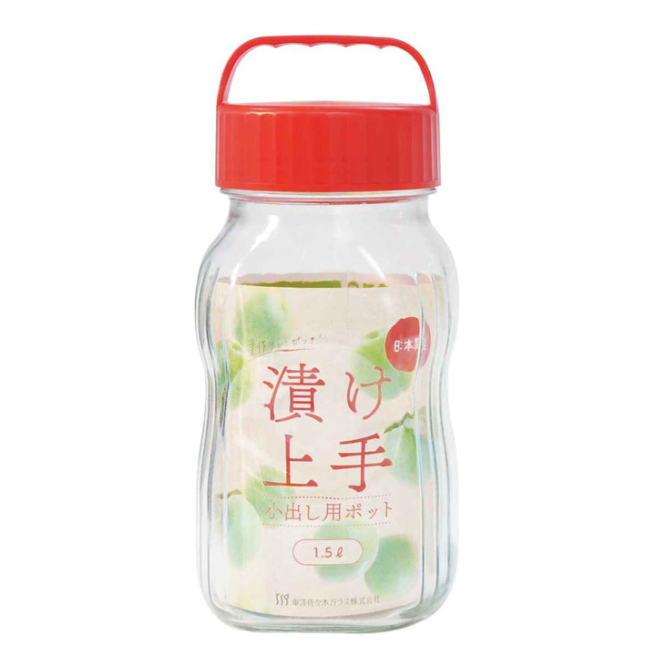 果実酒びん漬け上手1.5L小出し用ポット保存容器
