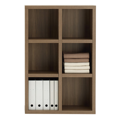 本棚 幅74.3cm 日本製 ブックシェルフ 3段2列 シンプルデザイン