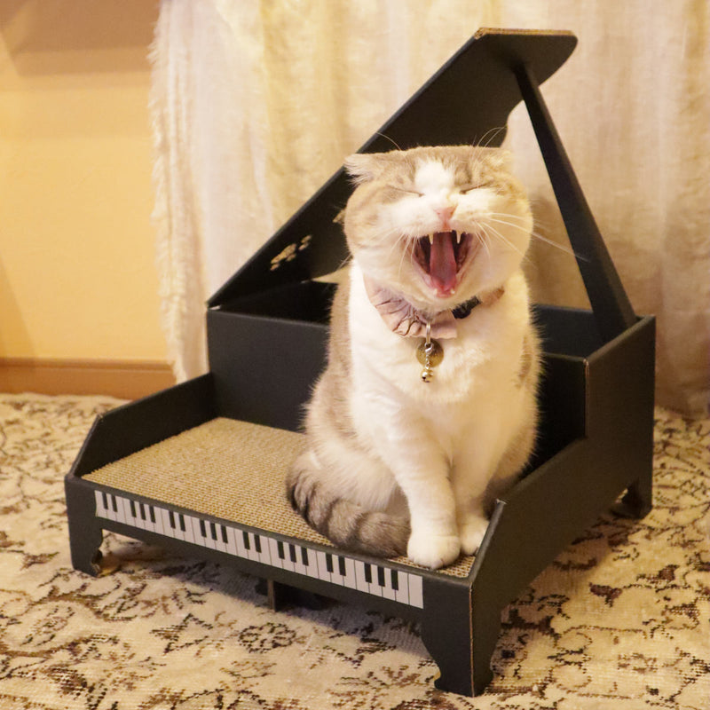 爪とぎにゃんこグランドピアノ日本製猫ハウス