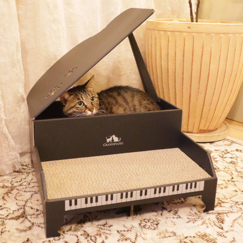 爪とぎにゃんこグランドピアノ日本製猫ハウス