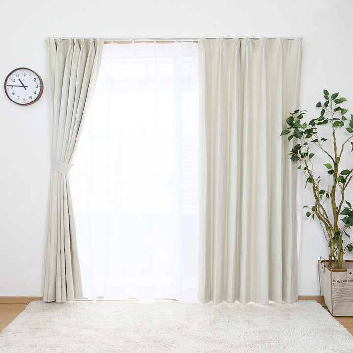 カーテン防炎2級遮光カーテン幅200×丈135～240cm1枚入り