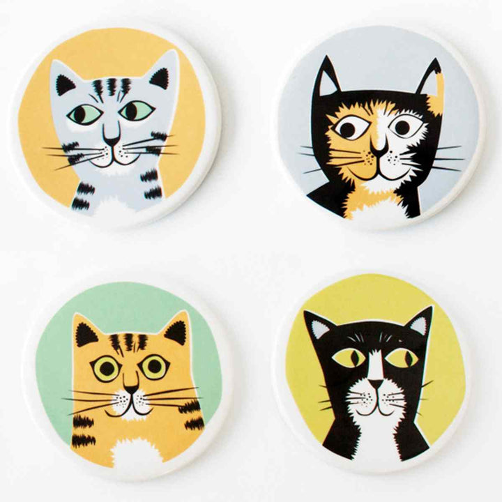 コースターHannahTurner4個セットCatCoastersSetOf4