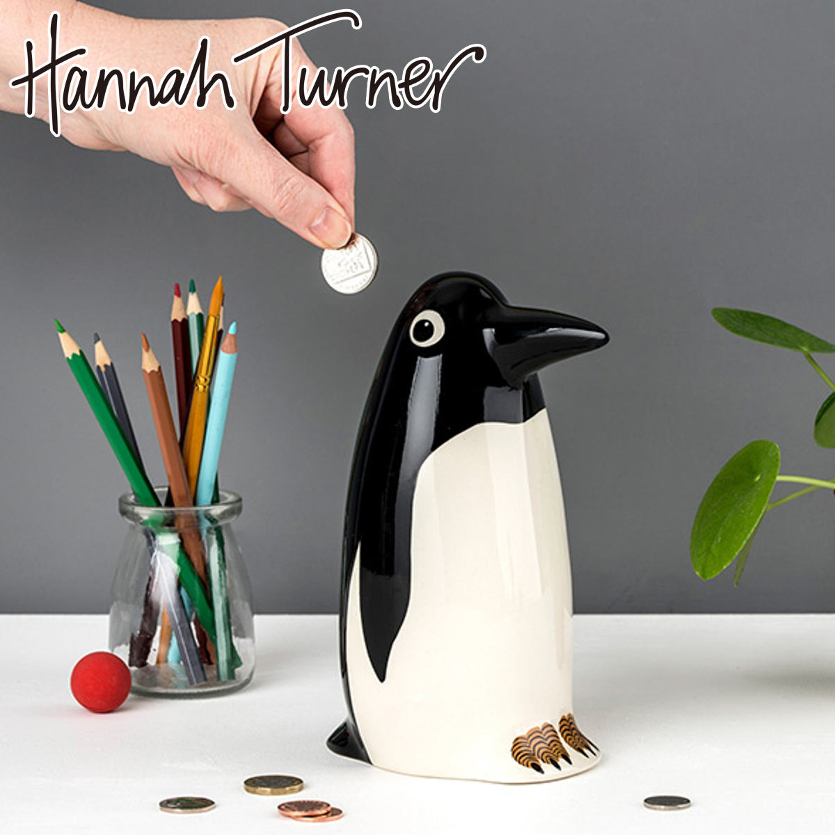 貯金箱 Hannah Turner Money box Penguin ペンギン – ハウジー