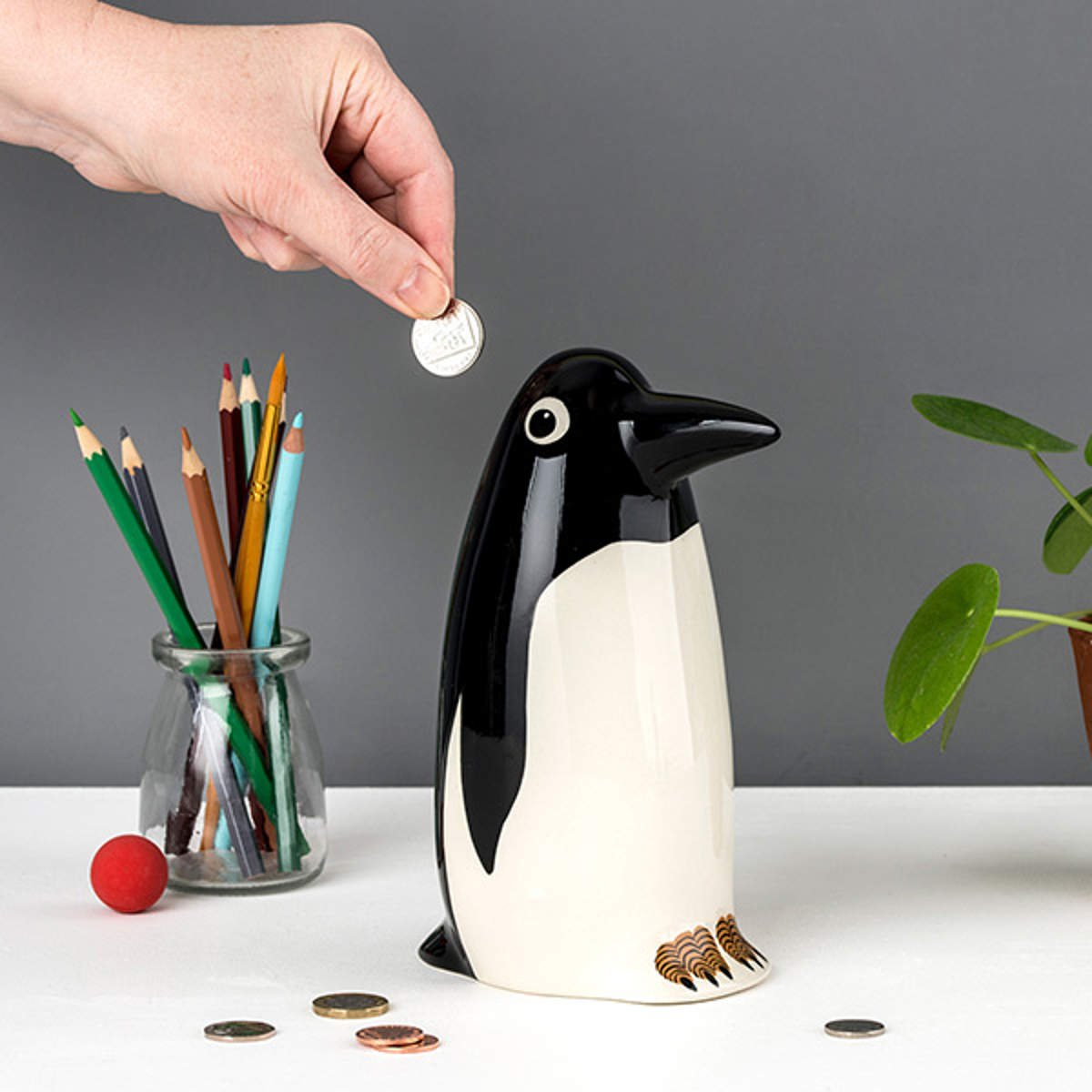 貯金箱 Hannah Turner Money box Penguin ペンギン – ハウジー