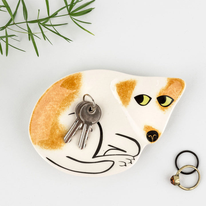 トレイHannahTurnerTrinketDish動物