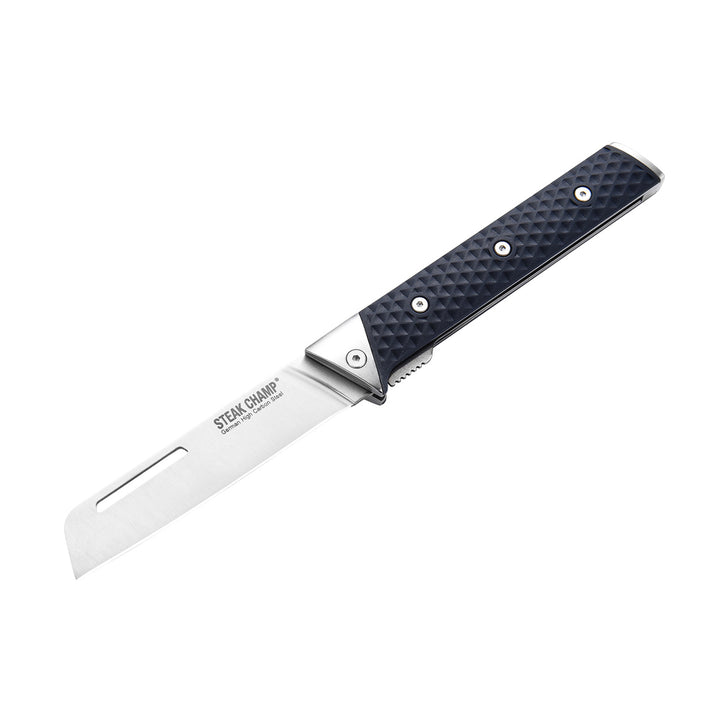 【アウトレット】包丁STEAKCHAMPCHEF’SOUTDOORFOLDINGKNIFE12cmアウトドア