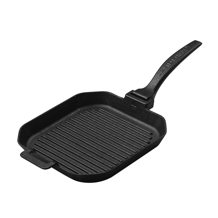 グリルパンSTEAKCHAMPCASTIRONGRILLINGPAN26cm四角取っ手取り外し