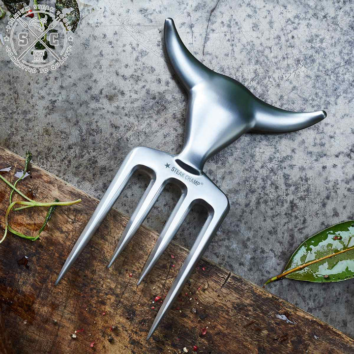 【アウトレット】ステーキSTEAKCHAMPカット用フォークBULLFORK