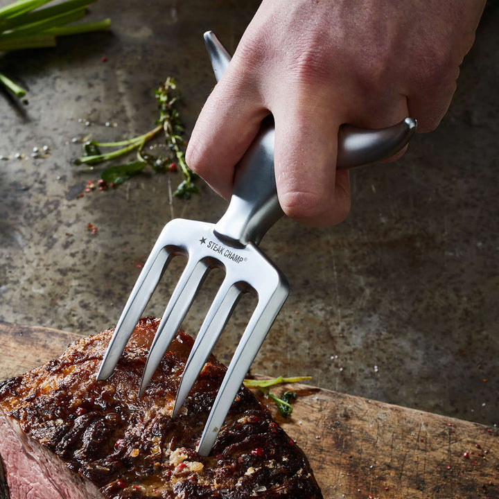 【アウトレット】ステーキSTEAKCHAMPカット用フォークBULLFORK