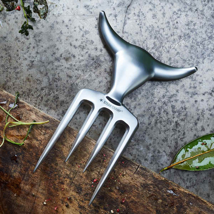 【アウトレット】ステーキSTEAKCHAMPカット用フォークBULLFORK