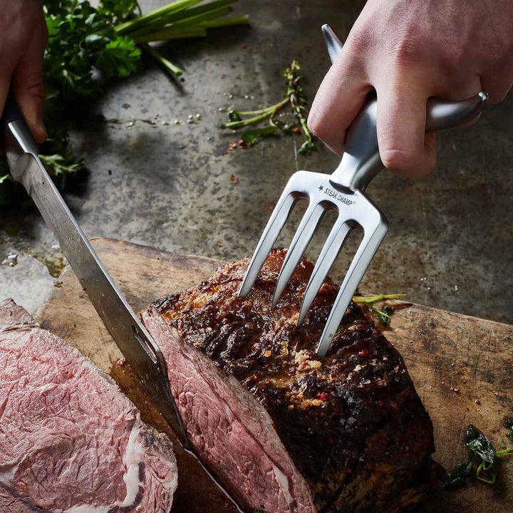 【アウトレット】ステーキSTEAKCHAMPカット用フォークBULLFORK