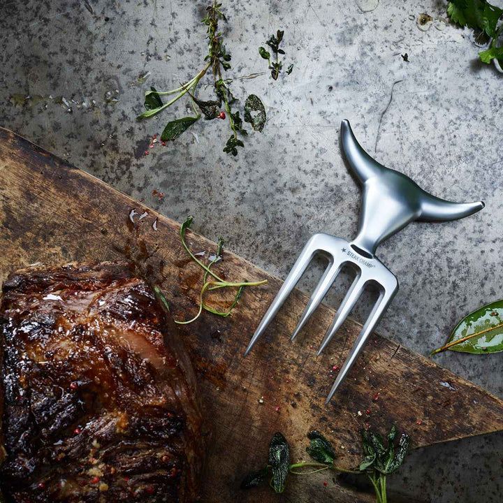 【アウトレット】ステーキSTEAKCHAMPカット用フォークBULLFORK
