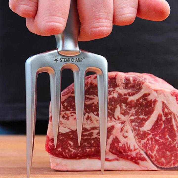 【アウトレット】ステーキSTEAKCHAMPカット用フォークBULLFORK