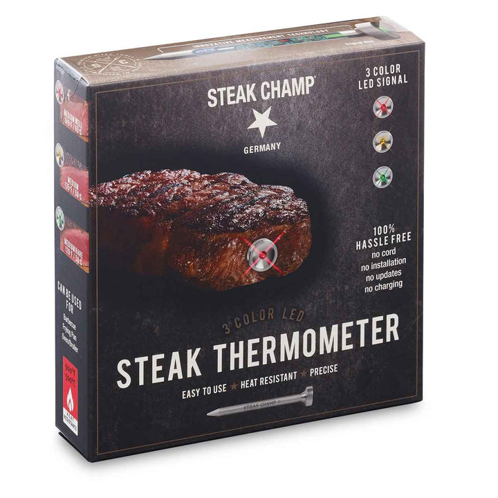 【アウトレット】ステーキSTEAKCHAMP焼き具合THERMOMETER3COLORLED