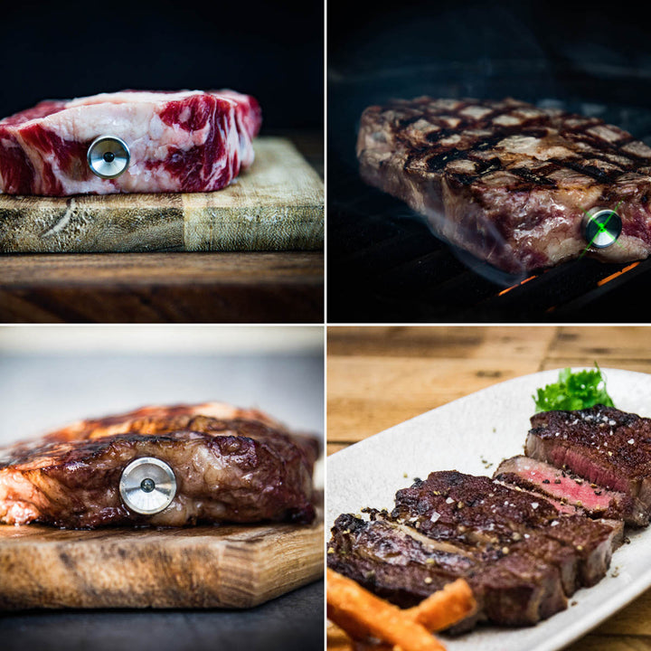 【アウトレット】ステーキSTEAKCHAMP焼き具合THERMOMETER3COLORLED