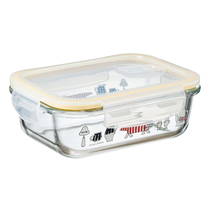 保存容器650mガラス保存容器Ｍリサラーソン