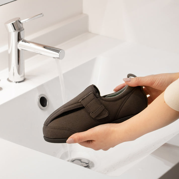 介護シューズあゆみつま先ひろびろサポート両足3ES～5L施設用