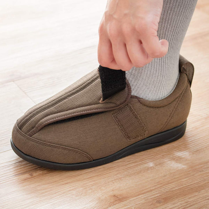 介護シューズあゆみつま先ひろびろサポート両足3ES～5L施設用