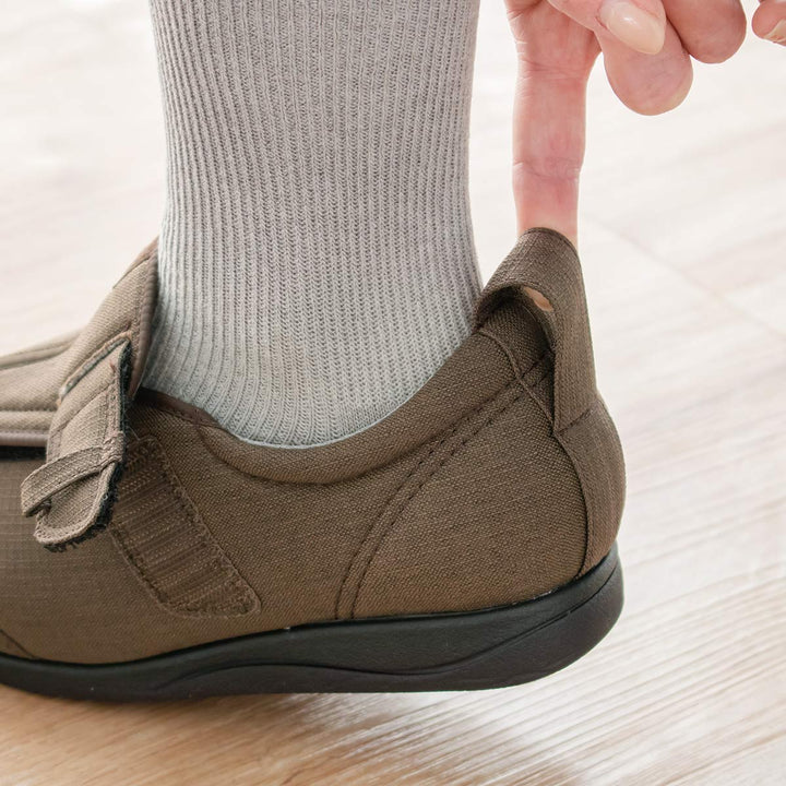 介護シューズあゆみつま先ひろびろサポート両足3ES～5L施設用