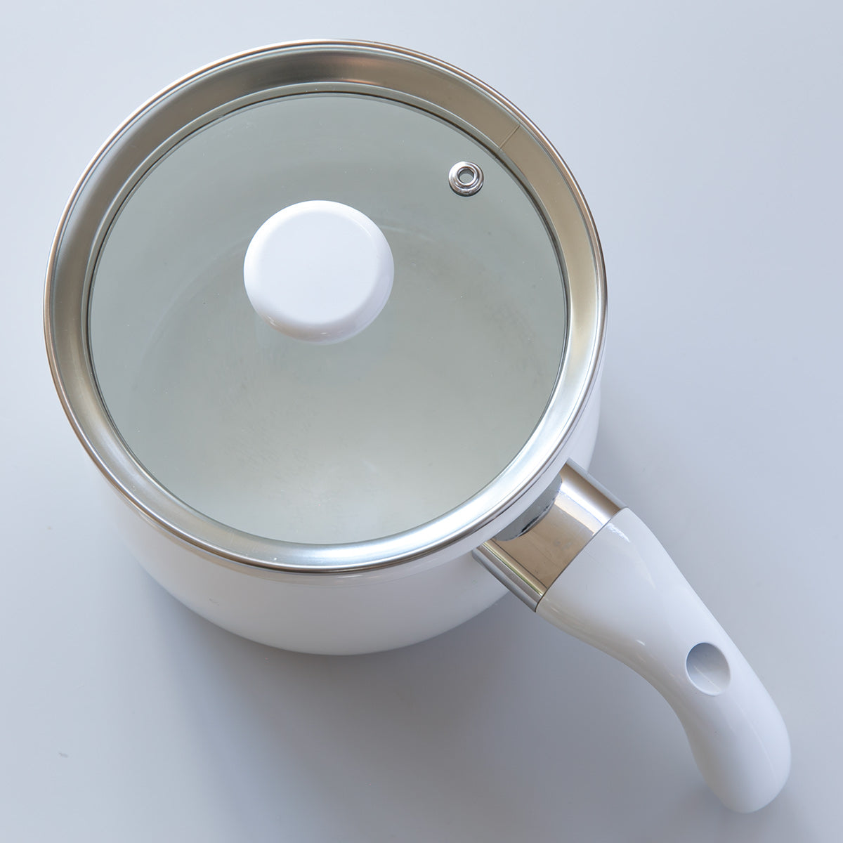 マルチポット 16cm 2L IH対応 ガラス蓋付き ホーロー製 マルチクック