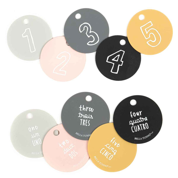 ベビートイ０ヶ月～シリコン製TeethingFlashcards