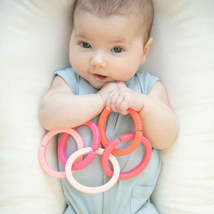 ベビートイ０ヶ月～シリコン製HappyLinks