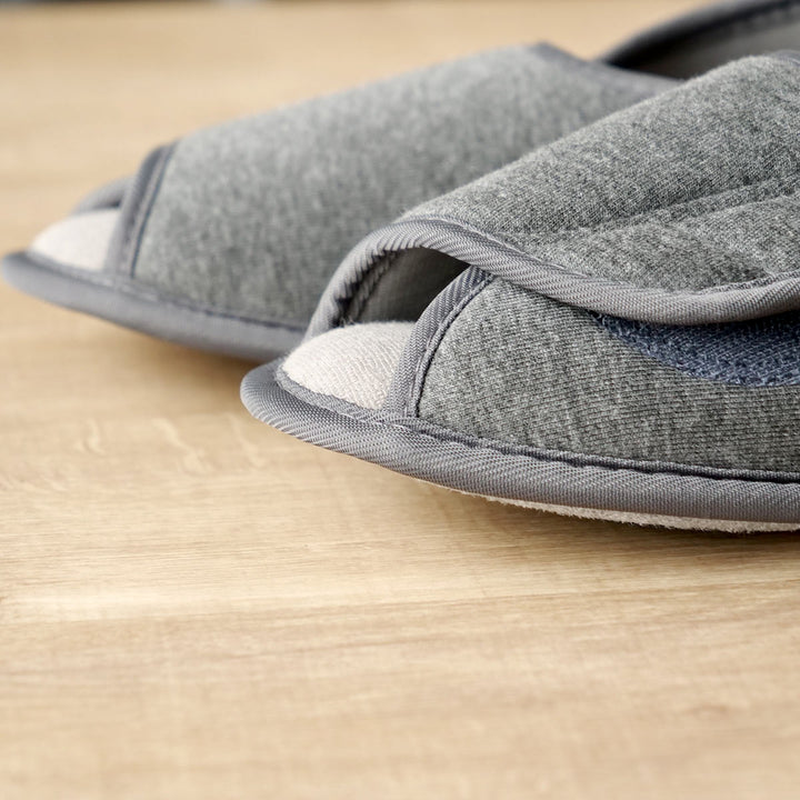 介護シューズあゆみやわらか底でフィット前開き両足3EM～LL自宅用