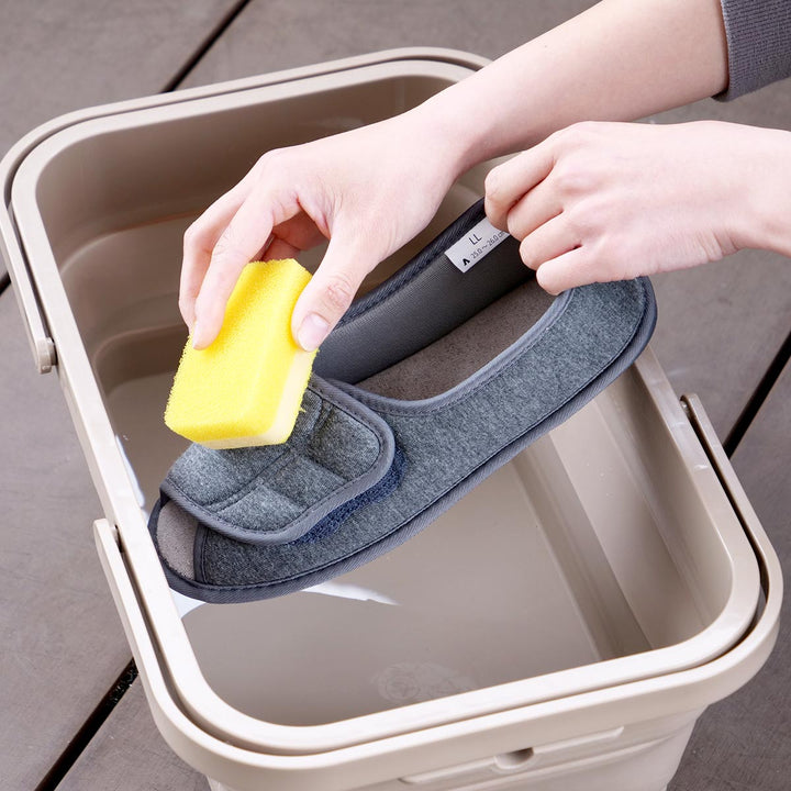 介護シューズあゆみやわらか底でフィット前開き両足3EM～LL自宅用