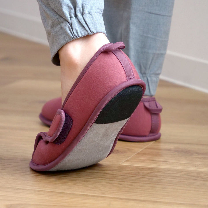 介護シューズあゆみやわらか底でフィット前とじ両足3EM～LL自宅用