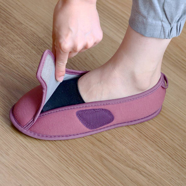 介護シューズあゆみやわらか底でフィット前とじ両足3EM～LL自宅用