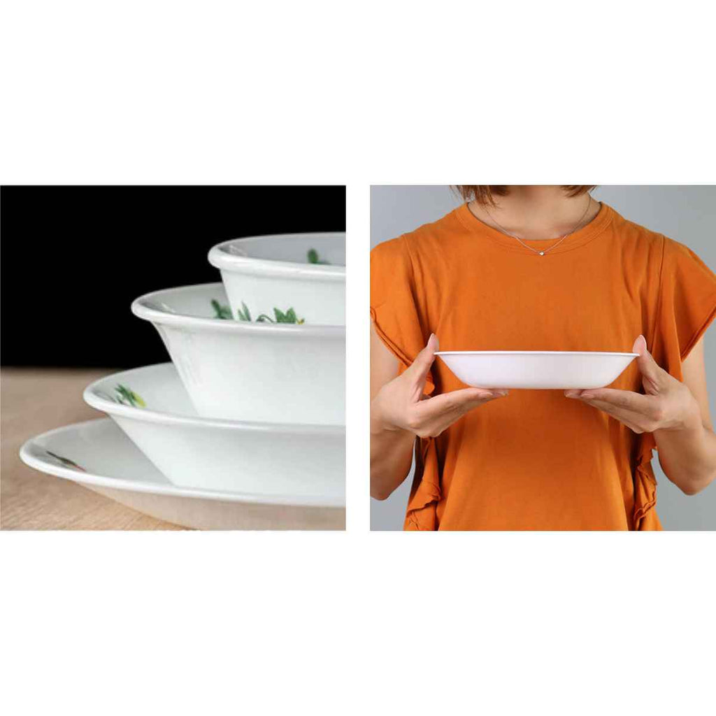 プレート 21.5cm CORELLE コレール ノーブルイエロー 強化ガラス